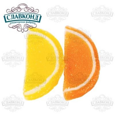 Мармелад Тверской Кондитер Дольки Два цитруса со вкусом лимона и апельсина