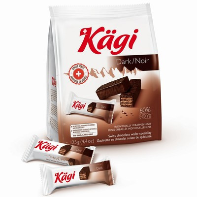 Вафли Kagi Dark mini в тёмном шоколаде