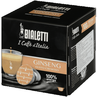 Кофе Bialetti GINSENG в капсулах для кофемашин Bialetti 12шт
