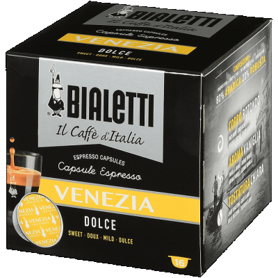 Кофе Bialetti VENEZIA в капсулах для кофемашин Bialetti 16шт