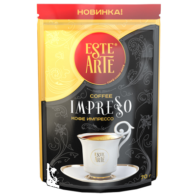 Кофе Este Arte IMPRESSO растворимый сублимированный пакет