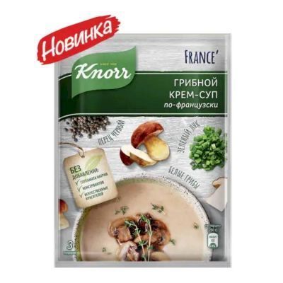 Крем-суп Knorr Ароматный Грибной по-французски