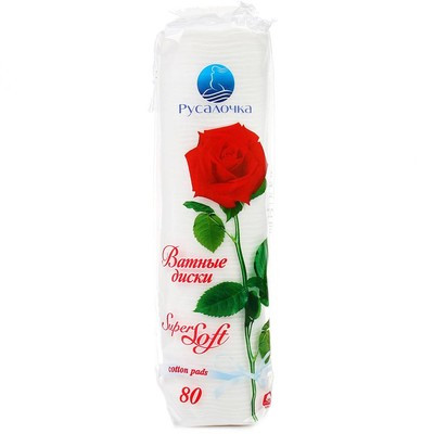 Ватные диски Русалочка Super Soft  80 шт