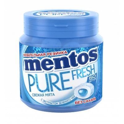 Жевательная резинка Ментос Pure Fresh Мята банка