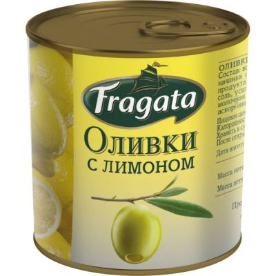 Оливки Фрагата с лимоном