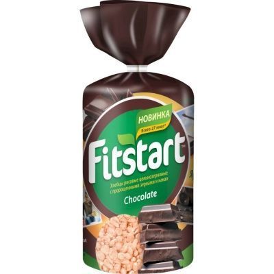 Хлебцы Fitstart рисовые Chocolate