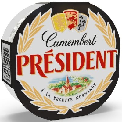 Сыр мягкий Президент Камамбер с белой плесенью 45%