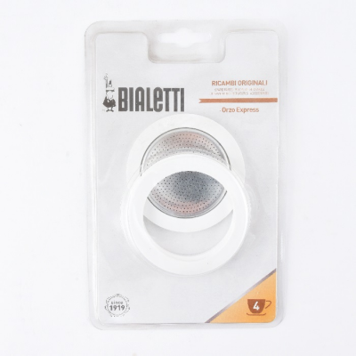 Набор Bialetti ORZO EXPRESS 3 уплотнителя + 1 Фильтр 4 порций