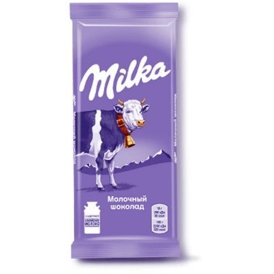 Шоколад Милка молочный c молочной начинкой