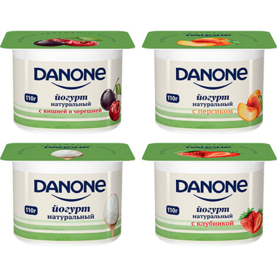Йогурт Danone густой натуральный 3,3%