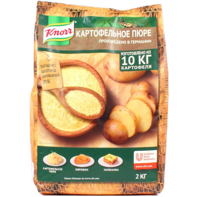 Пюре картофельное Knorr пакет