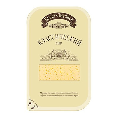 Сыр Брест-Литовский Савушкин продукт 45% классический слайсы