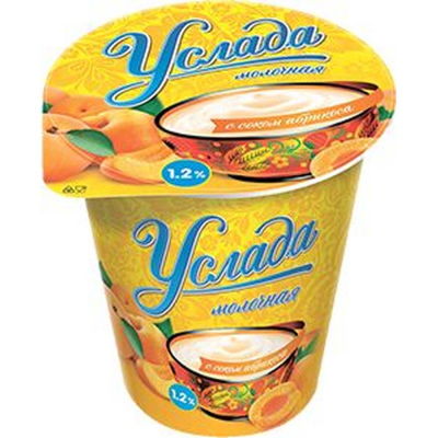 Йогуртный продукт пастеризованный Услада Эрманн 1,2% абрикос