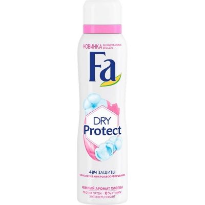 Дезодорант Аэрозоль Fa Dry Protect Нежность Хлопка