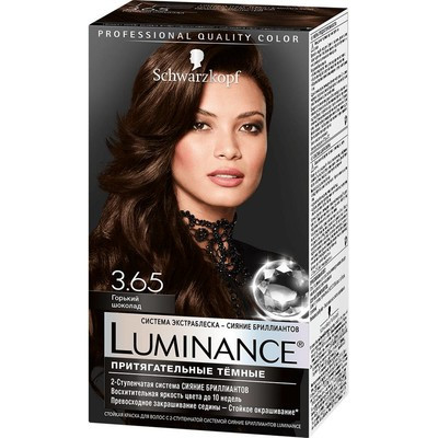 Краска для волос Luminance Color 3.65 Горький шоколад