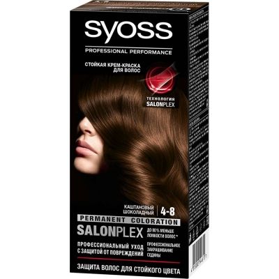 Краска для волос Syoss Color 4-8 Каштановый шоколадный