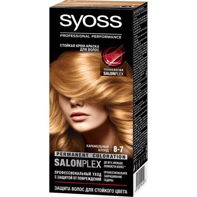 Краска для волос Syoss Color 8-7 Карамельный Блонд