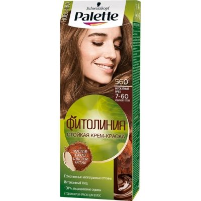Стойкая крем-краска для волос Palette Фитолиния 560 Мускатный орех