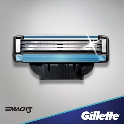 Кассеты сменные для бритв Gillette MACH3 8шт