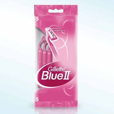 Одноразовые станки женские Gillette BLUE II 5шт