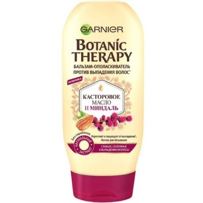 Бальзам-ополаскиватель Garnier Botanic Therapy Касторовое масло и миндаль против выпадения волос