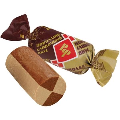 Конфеты Рот Фронт батончики с шоколадно-сливочным вкусом