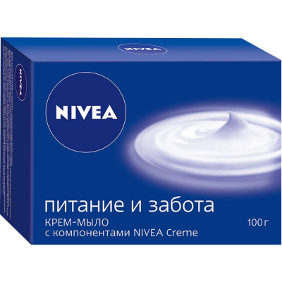 Крем-мыло Nivea Bath Care Питание и забота