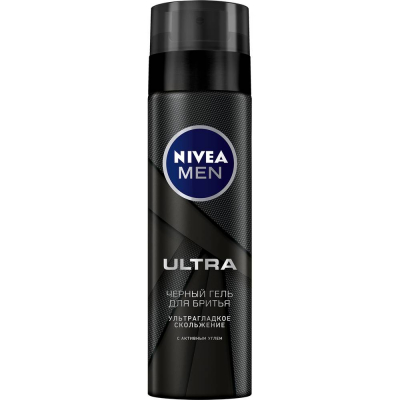 Гель для бритья Nivea for Men Ultra черный