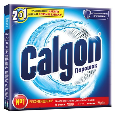 Средство Calgon 2 в 1 для смягчения воды и предотвращения накипи