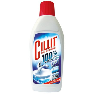 Чистящее средство Cillit для удаления известкового налета и ржавчины