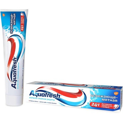 Зубная паста Aquafresh Тройная защита Освежающе-Мятная