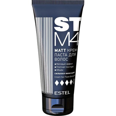 Крем-паста для волос Estel МАТТ STM4 Сильная Фиксация