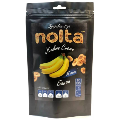 Чипсы фруктовые Nolta банан