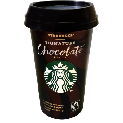 Напиток молочный ультрапастеризованный с шоколадным вкусом Starbucks Signature Chocolate