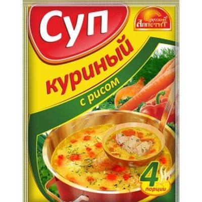 Суп Русский аппетит Куриный с рисом