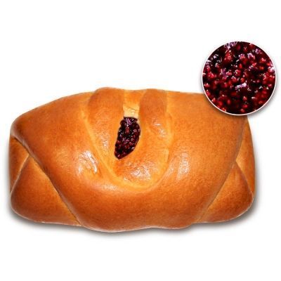Пирожок Нижегородский хлеб с малиной