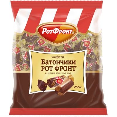 Конфеты Рот-Фронт батончики шоколадно-сливочный вкус