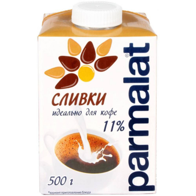 Сливки питьевые Parmalat ультрапастеризованные 11%