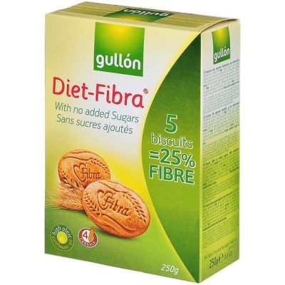 Печенье Гуллон Diet Fibra (Диет Фибра) без сахара