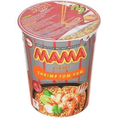 Лапша быстрого приготовления МАМА со вкусом Том Ям стакан