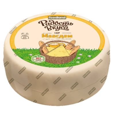 Сыр Семикаракорский Радость Вкуса Маасдам 45% ~7,8кг (латекс круг)