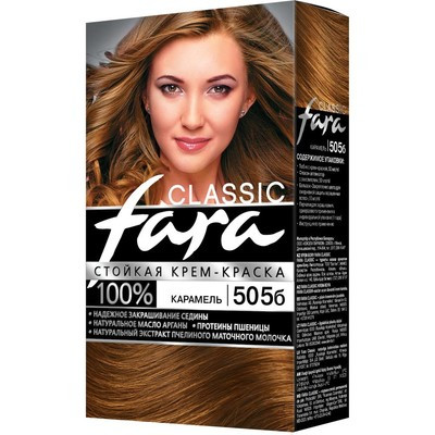 Краска для волос Fara Classic 505б карамель