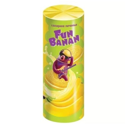 Печенье сахарное FunBanan Сэндвич банановый 