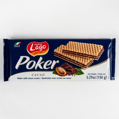 Вафли Gastone Lago Poker с шоколадной начинкой