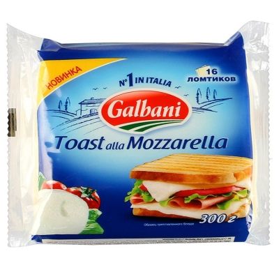 Сыр плавленый Galbani Моцарелла 45% ломтевой