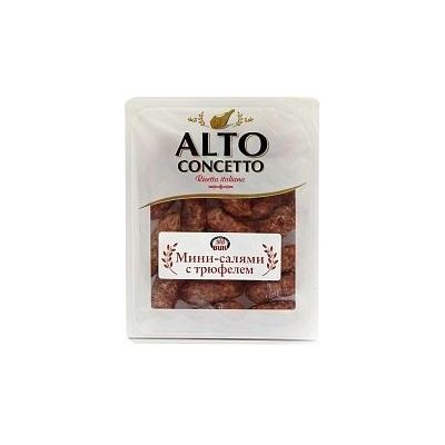 Колбаски Alto Concetto Мини-салями с трюфелем сыровяленые