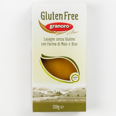 Макаронные изделия из кукурузы и риса (без глютена) GranOro Senza Glutine № 470 Лазанья