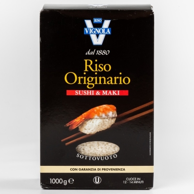 Рис для суши Ризо Виньола Riso Vignola белый круглозёрный