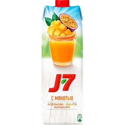 Сок J7 Апельсин, манго, маракуйя