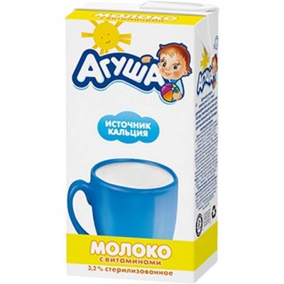 Молоко детское Агуша 3.2% TBA